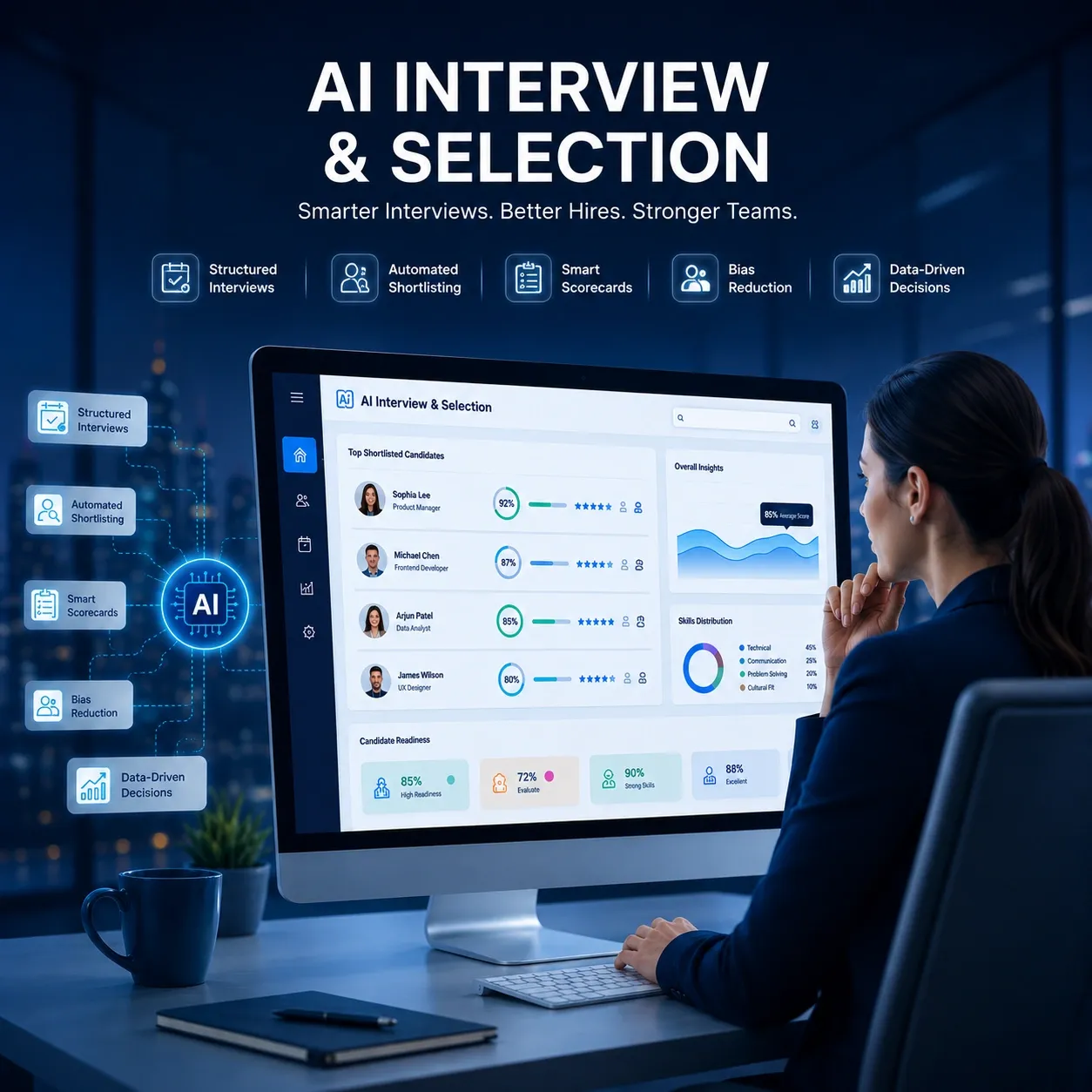 AI Interview & Selection Mockup